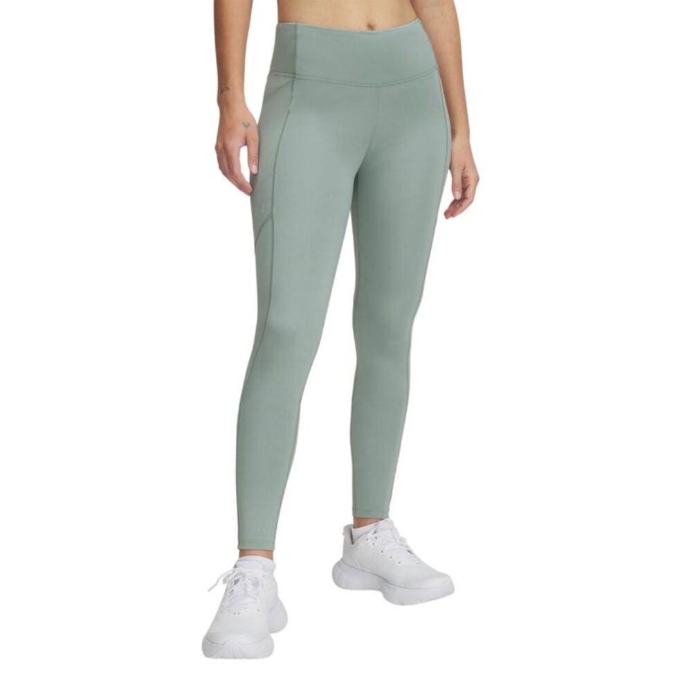 Under Armour Womens/Ladies Fly Fast 3.0 Side Pocket Tight Leggings / Green/Red